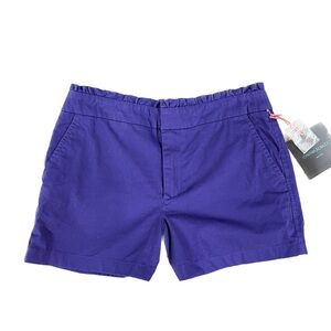 Cynthia Rowley Eggplant Paper Bag Shorts Size 4